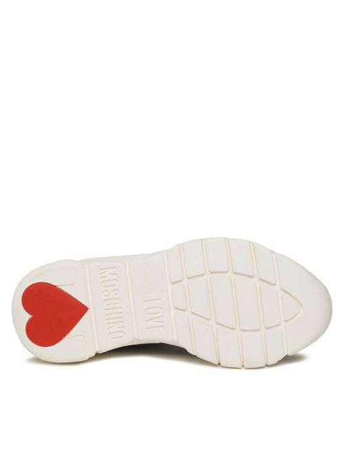 SNEAKERD.BOLD40 VIT.BIANCO+ROSSO LOVE MOSCHINO | JA15254G1HIAC/10A